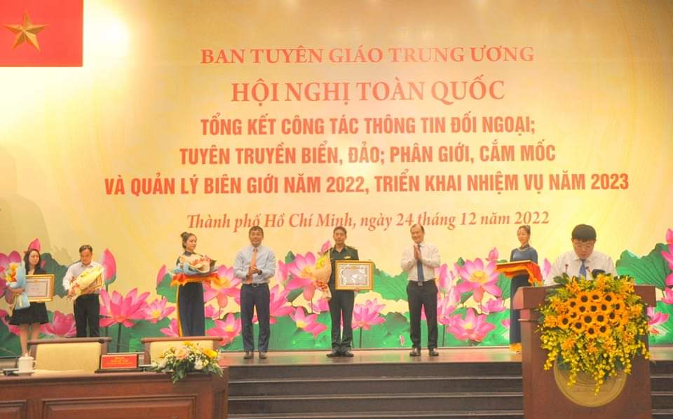 Hội nghị toàn quốc tổng kết công tác thông tin đối ngoại; tuyên truyền biển, đảo, phân giới, cắm mốc và quản lý biên giới năm 2022; triển khai nhiệm vụ năm 2023