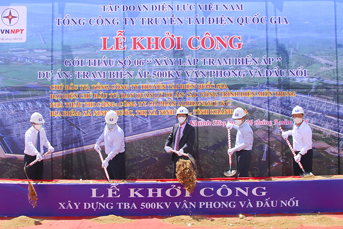 Khởi công Dự án Trạm biến áp 500kV Vân Phong và đấu nối