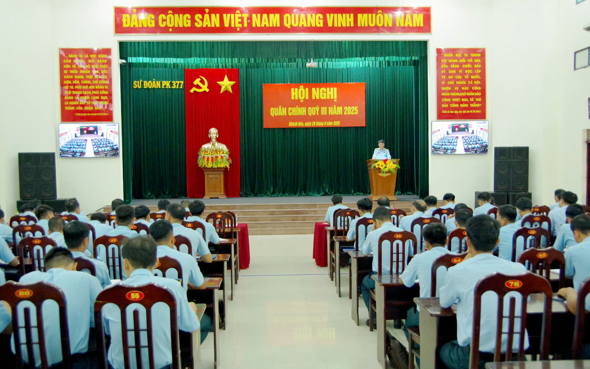 Sư đoàn 377 tổ chức Hội nghị quân chính Quý III năm 2025