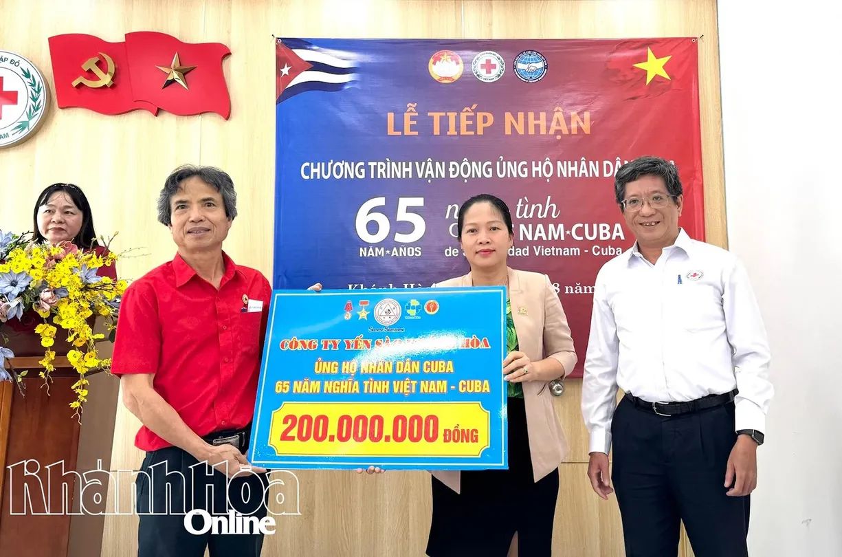 Tiếp nhận gần 800 triệu đồng ủng hộ Nhân dân Cuba