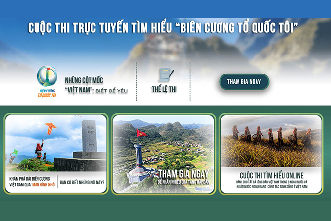 Hưởng ứng cuộc thi tìm hiểu "Biên cương Tổ quốc tôi"