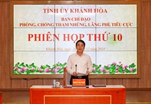 Phiên họp thứ 10 Ban Chỉ đạo Phòng, chống tham nhũng, lãng phí, tiêu cực tỉnh