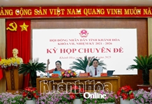 Kỳ họp chuyên đề HĐND tỉnh Khánh Hòa khóa VII thông qua 16 nghị quyết