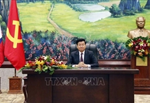 Lãnh đạo Lào gửi điện chúc Tết lãnh đạo Đảng, Nhà nước Việt Nam