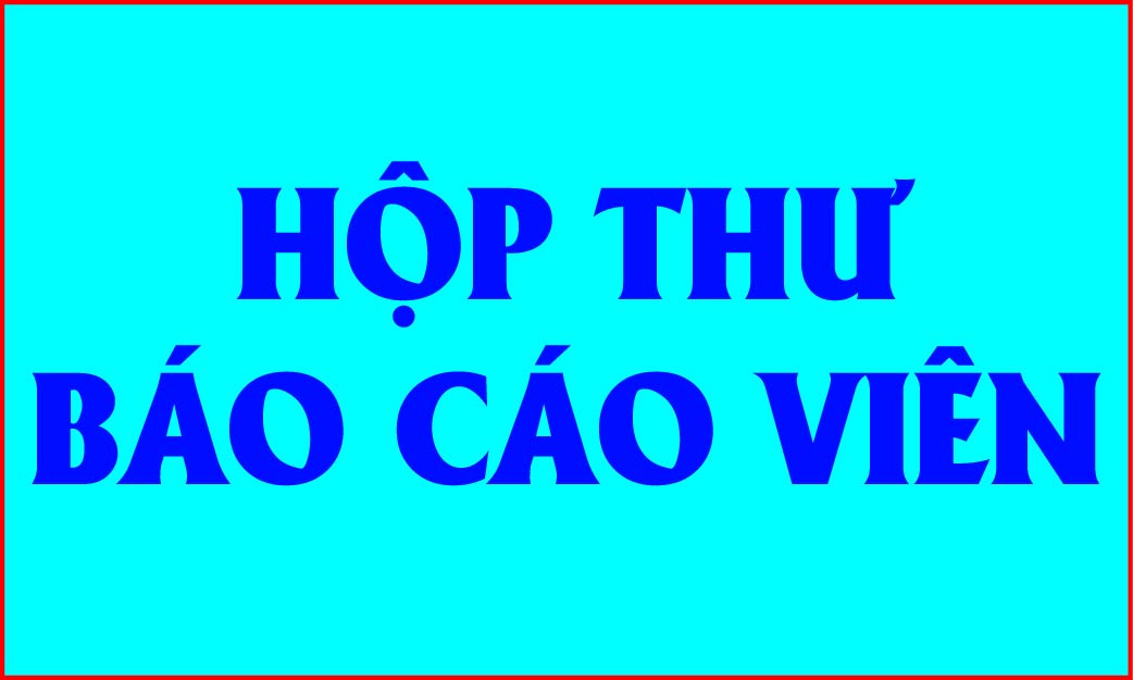 Hộp thư báo cáo viên
